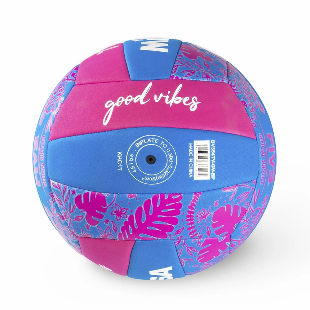 Imagem alternativa do produto Bola de V&ocirc;lei de Praia Good Vibes BV354TV Mikasa Azul / Rosa