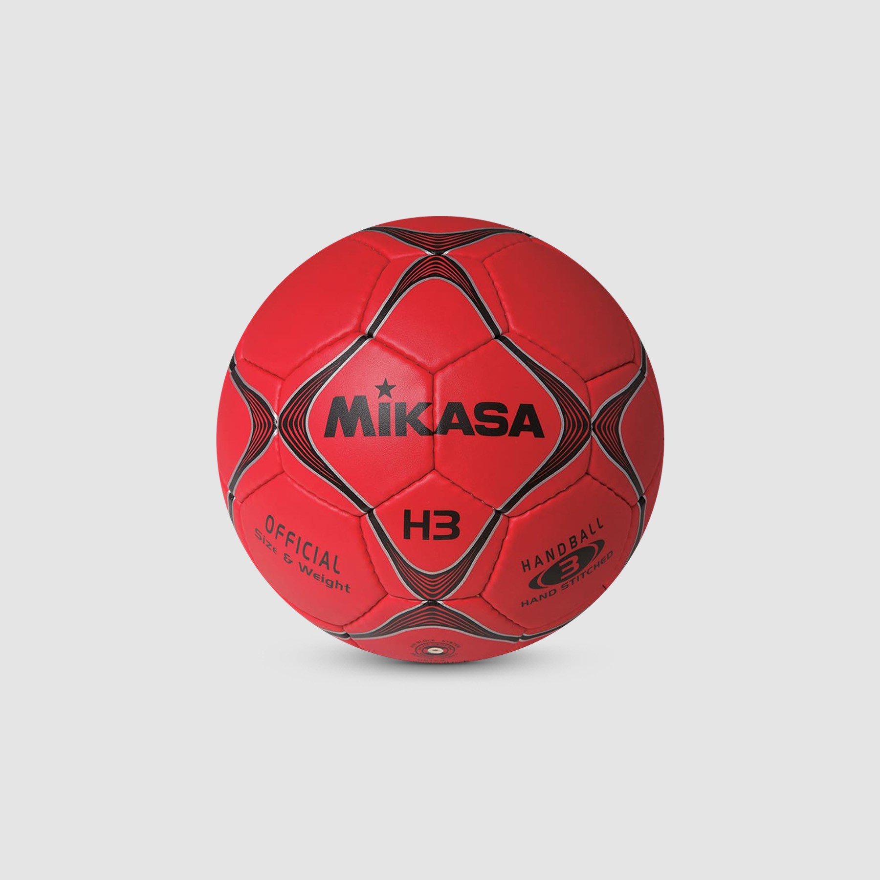 Imagem do produto Bola de Handebol H3 Padr&atilde;o IHF Vermelho Miksa