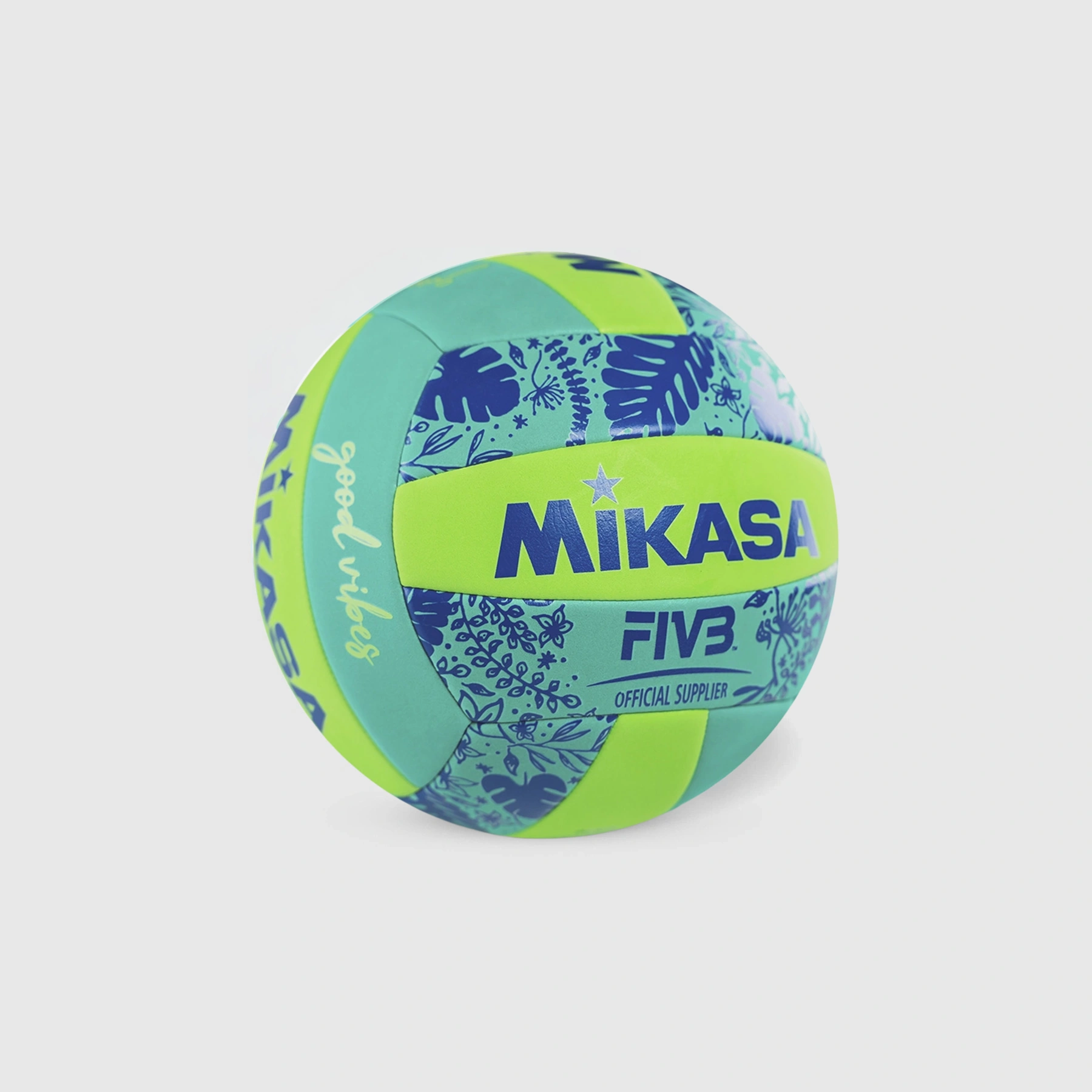 Imagem alternativa do produto Bola de V&ocirc;lei de Praia Good Vibes BV354TV Mikasa Verde / Azul