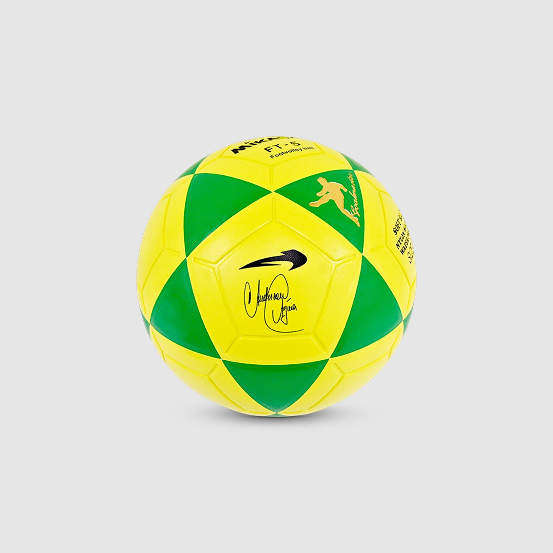 Imagem alternativa do produto Bola Oficial de Futev&ocirc;lei FT-5 Amarelo / Verde