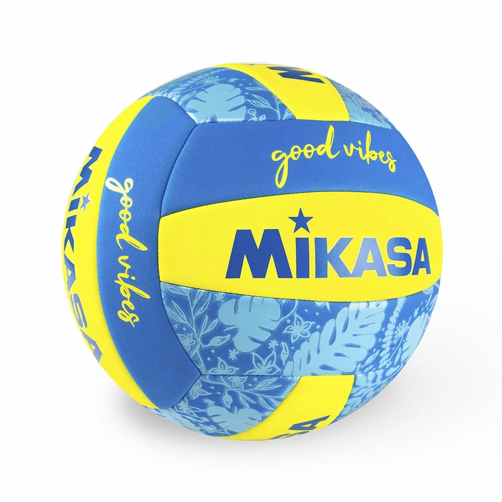Imagem alternativa do produto Bola de V&ocirc;lei de Praia Good Vibes BV354TV Mikasa Amarelo / Azul