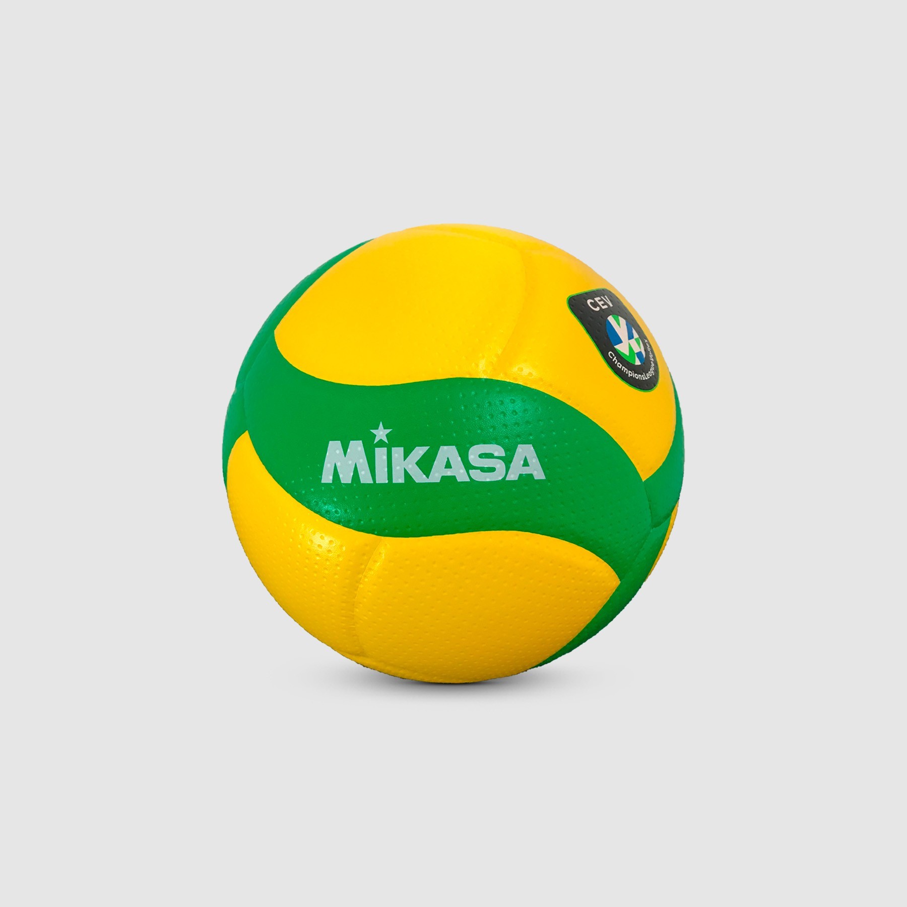 Imagem do produto Bola Oficial de Voleibol V200W Padr&atilde;o FIVB Mikasa Amarelo / Verde
